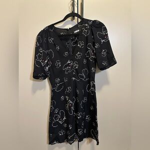 REFORMATION women’s Black Mini Dress size 6